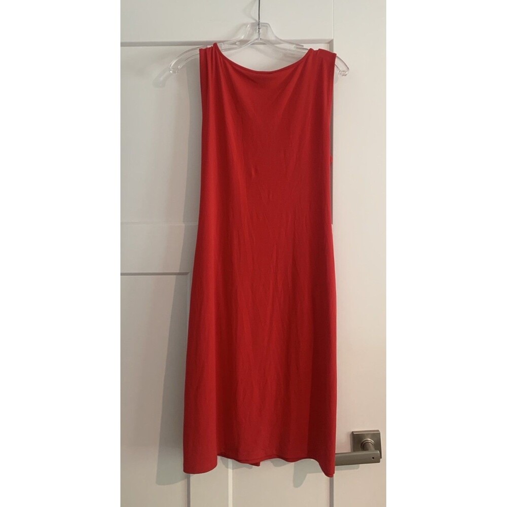 The Limited Red Sleeveless Knee Length Wrap Tie Dress  Women’s Size Large NWT - Picture 2 of 6